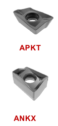 APKT, ANKX - новые фрезерные пластины GESAC