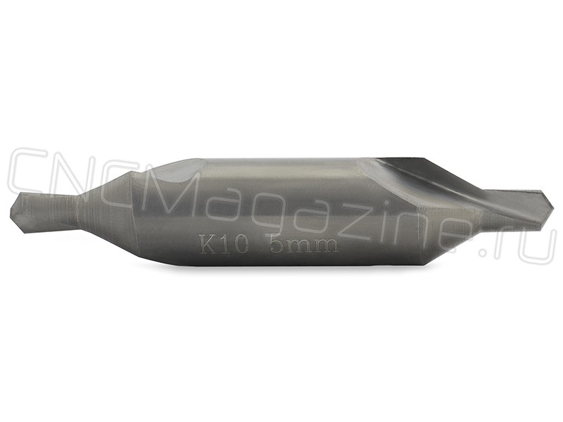 Центровочное сверло твердосплавное 5 мм тип A, комбинированное ...