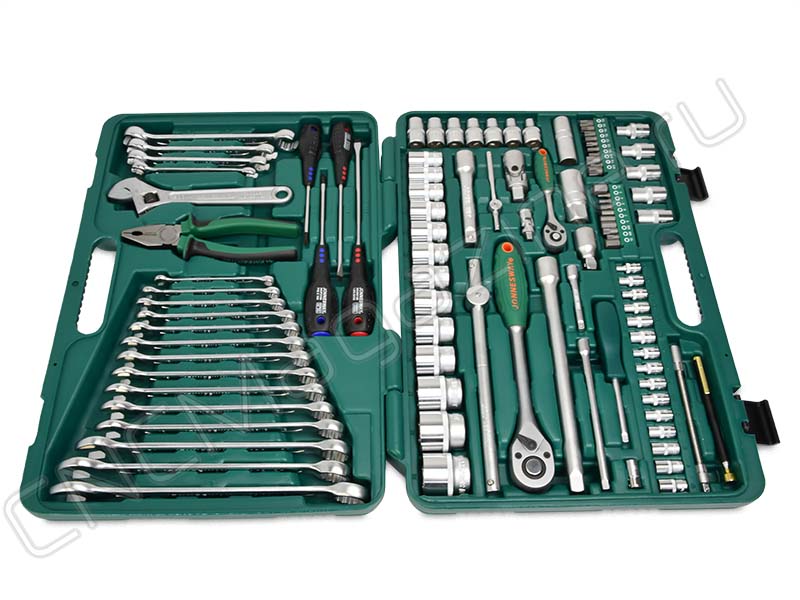 Набор инструмента универсальный 1/4", 1/2"DR, 101 предмет, Jonnesway ...