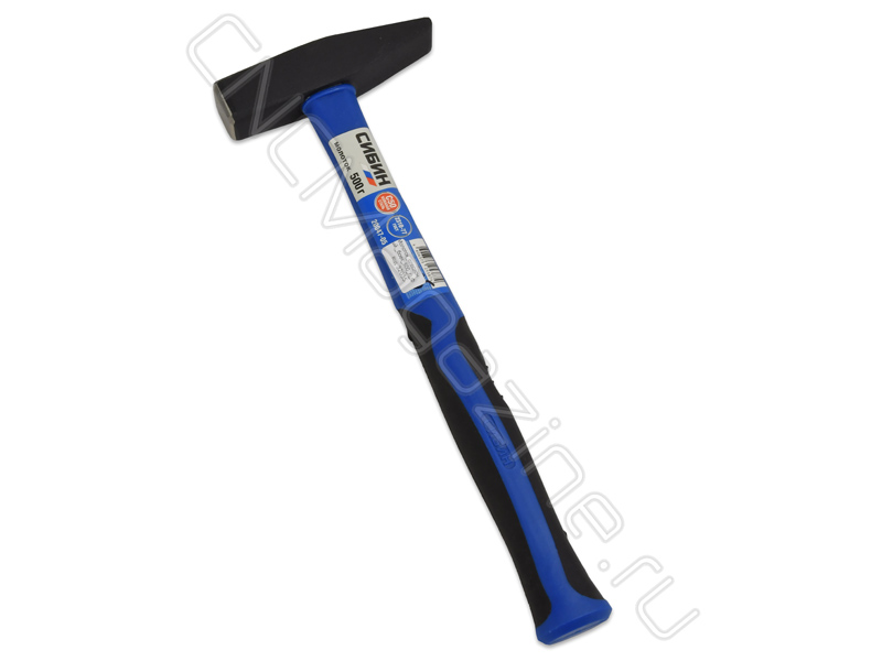 Молоток слесарный, боек 500 г, фиберглассовая ручка СИБИН (20047-05 ...