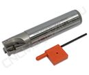 YGE90-AP10-D20-W20-L100-Z3-C фреза концевая со сменными пластинами