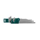 Комплект угловых шестигранников EXTRA LONG 1,5-10 мм, 9 предметов, легированная сталь S2, H03SM109S Jonnesway