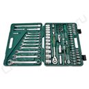 Набор инструмента универсальный 1/4", 1/2"DR, 82 предмета, Jonnesway S04H52482S