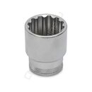Головка торцевая SUPER TECH 1/2"DR, 27 мм, 1-1/16", E34 S68H4127 Jonnesway