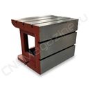 Стол коробчатый для станка (тумба станочная) 500х400х407 Т-паз 12 мм