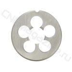 Плашка круглая для трубной цилиндрической резьбы G1/4 P6M5 (HSS)