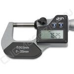 Микрометр цифровой 0-25 мм, 0-1", 0.001 мм, 0.00005", IP65