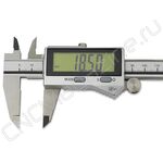 Штангенциркуль цифровой ШЦЦ 150х0.01 и 6"х0.0005", IP67 (Проф), губки 40 мм