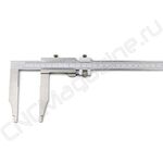 Штангенциркуль нониусный ШЦ-3 0-300 мм, 0-12", с удлиненными губками 90 мм, нержавеющая сталь