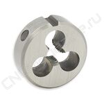 Плашка круглая для метрической резьбы M3x0.35 ISO2568 P6M5 (HSS)