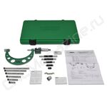 3506-150A Микрометр цифровой со сменными упорными наконечниками МКЦ 0-150 мм, 0.001 мм IP65