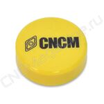 Магнит для станка и доски, d 30 мм, желтый, CNCM, 1 шт.