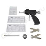 2124-12 Нутромер микрометрический трехточечный пистолетного типа 10-12 мм, 0.001 мм, (с установочным кольцом)