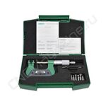 3280-25A Микрометр с невращающимся шпинделем 0-25 мм, 0.01 мм (со сменными наконечниками)