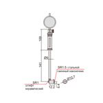 2322-35A Нутромер индикаторный НИ 18-35 мм, 0.01 мм