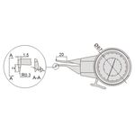 2222-15 Нутромер индикаторный рычажный НИР 5-15 мм, 0,01 мм