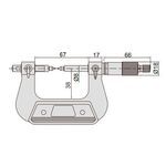 3291-25 Микрометр для зубчатых колес МЗ 0-25 мм, 0.01 мм (без насадок)