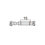 7391-T10 Шариковые наконечники для микрометра зубомерного 6.0 мм