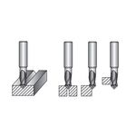 G9400030 Фреза 2-х зубая концевая 3X4X6X50 К-2 для сверления