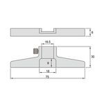 6140 Мостик для измерения глубины для штангенциркулей