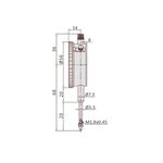 Индикатор часового типа ИЧ 0-10 мм, 0.01 мм, без ушка SHAN