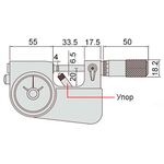 Микрометр рычажный индикаторный МР-25 0-25 мм, 0.002 мм, 0.001 мм, 0.04 мм