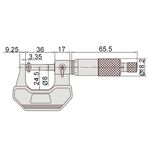 Микрометр зубомерный дисковый МЗ-25 0-25 мм, 0.01 мм