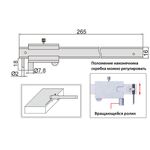 Штангенциркуль разметочный с центрирующим роликом ШЦР-200 0-200 мм/0-8", 0.1 мм/1/128"