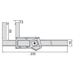 Штангенциркуль цифровой для тормозных дисков ШЦЦСА 0-150 мм, 0"-6"; 0.01 мм
