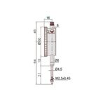 Индикатор многооборотный часового типа ИЧ-10, 0-10 мм, 0.01 мм, без ушка Micron