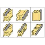 6801-1202 Призма с магнитным основанием 100x70x95 мм, 6-67 мм
