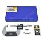 Микрометр цифровой зубомерный дисковый МЗЦ-50 25-50 мм, 0.001 мм