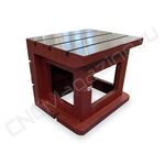 Стол коробчатый для станка (тумба станочная) 500х400х407 Т-паз 12 мм