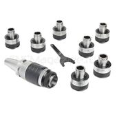 BT40-GT12-110L-7 pcs М3-М12 Быстросменный резьбонарезной патрон MAS 403 с компенсацией по длине (набор)