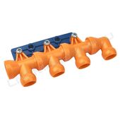 Разветвитель для подачи СОЖ из 1 в 4 проходной 1/2" (54400)
