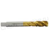 Метчик М10х1.0 HSS-E 6H со спиральной канавкой, (38), SUS TiN ST020101