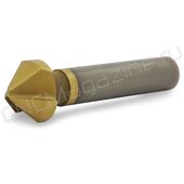 Зенковка 16.5 мм 90 градусов, HSS DIN335-C, TiN, цилиндрический хвостовик