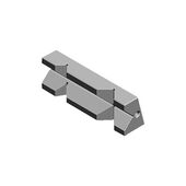 230F-1 Губка быстросменная закаленная призматическая тисков StandardFLEX 1А-1 GERARDI