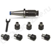 NT40-GT12-7 pcs Быстросменный резьбонарезной патрон с компенсацией по длине (набор)