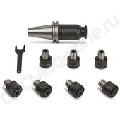 SK40-GT12-7 pcs Быстросменный резьбонарезной патрон с компенсацией по длине (набор)