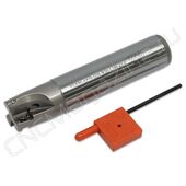 YGE90-AP10-D20-W20-L100-Z3-C фреза концевая со сменными пластинами