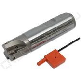 YGE90-AP10-D25-W25-L100-Z3-C фреза концевая со сменными пластинами