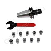 SK40-ER16-70 10PCS Патрон с набором цанг 10 шт (d1-10 мм)