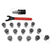 BT30-ER25-70 15PCS Патрон с набором цанг 15 шт (d2-16 мм)