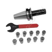 BT40-ER16-100 10PCS Патрон с набором цанг 10 шт (d1-10 мм)