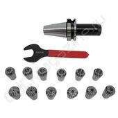 BT40-ER20-100 12PCS Патрон с набором цанг 12 шт (d2-13 мм)