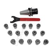 BT40-ER25-70 15PCS Патрон с набором цанг 15 шт (d2-16 мм)