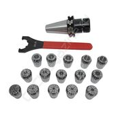 SK40-ER25-70 15PCS Патрон с набором цанг 15 шт (d2-16 мм)