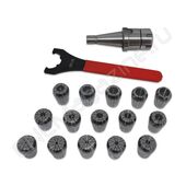 NT30-ER25-63 15PCS Патрон с набором цанг 15 шт (d2-16 мм)