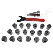 NT30-ER32-60 18PCS Патрон с набором цанг 18 шт (d3-20 мм)